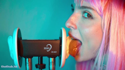 ASMR Close up Ear Licking