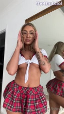 Holly Brougham schoolgirl pussy examination