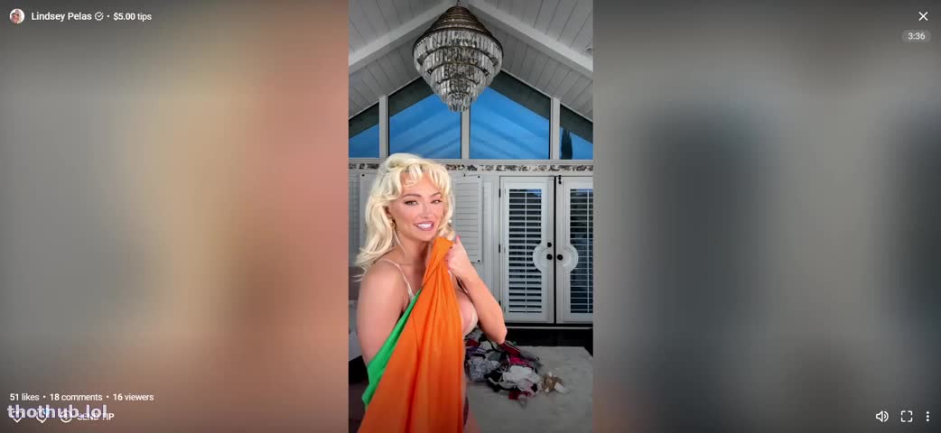 OnlyFans leaked Lindsey Pelas Live Halloween Try On_26-10-24 on HDthot