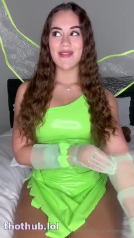 OnlyFans leaked Jadeteen Solo Dildo In Green Butterfly Cosplay on HDthot