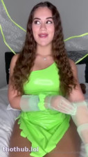 Jadeteen Solo Dildo In Green Butterfly Cosplay