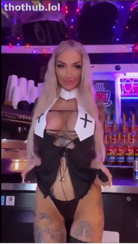 OnlyFans leaked Halloween costume nun on HDthot