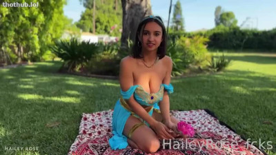 Hailey Rose Lonely Virgin Princess Jasmine Fucks Peasant Boy