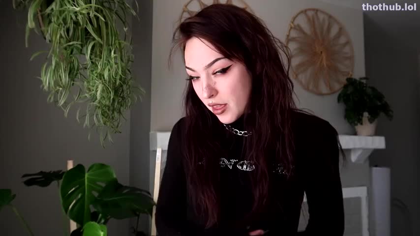 OnlyFans leaked Millie Millz (tiinyhottie) -- A Goth daughter on HDthot