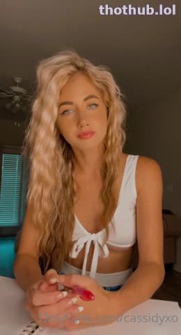 OnlyFans leaked Blonde Teacher JOI Cassidyxo on HDthot