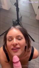 aleshia blowjob and facial