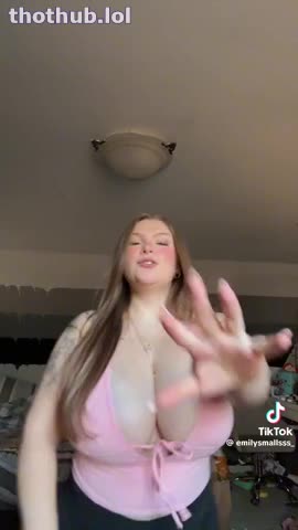 OnlyFans leaked Emilysmalls Big tits tiktokthot on HDthot