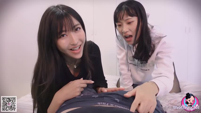 OnlyFans leaked June Liu - 3some Blowjob And Footjob w Mizukawa Sumire on HDthot