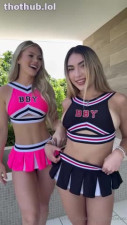 Scarlettkissesxo GG Cheerleader Dildo Fun