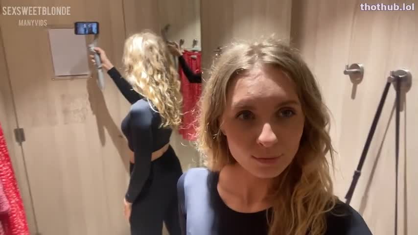 OnlyFans leaked SexSweetBlonde - EXTREME MASTURBATION IN THE FITTING ROOM #2 on HDthot