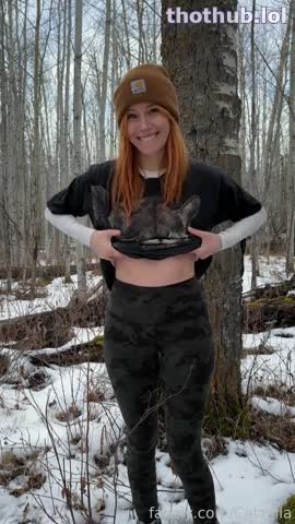 OnlyFans leaked Catzilla - Flashing in the Woods on HDthot