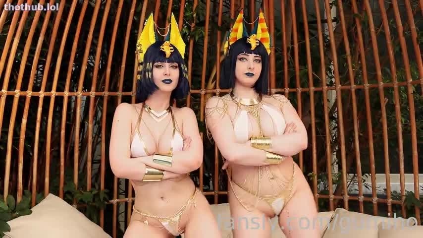 OnlyFans leaked Gumiho Strap On With Mikomi Hokina Ankha Cosplay on HDthot