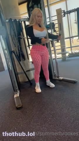 OnlyFans leaked Summer Brookes Needs Help With Gym Training on HDthot