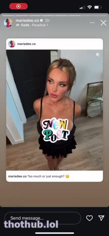 OnlyFans leaked Marie Dee insta on HDthot