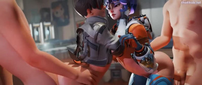 Tracer and Juno face to face fuck