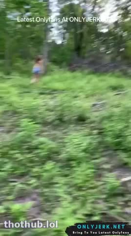 OnlyFans leaked CremeDeLaPeach Lost In The Woods And Fucked By Stranger Video Leaked on HDthot