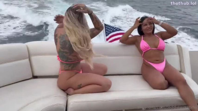 Kali Roses, Brandylicious -Threesome on Boat