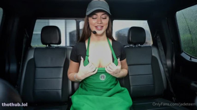 Jadeteen - Starbucks barista comes hard