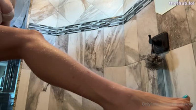 Christina Khalil PPV C-strings in the shower