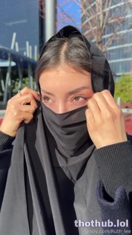 OnlyFans leaked Ruthlee - Hijabi Babe's Dirty Secret- A Public Bathroom Adventure on HDthot