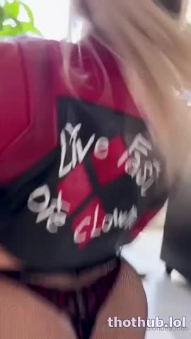 OnlyFans leaked BlondeAdobo Harley Quinn Cosplay Sex PPV Video Leaked on HDthot