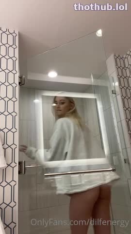 OnlyFans leaked Dilfenergy caresses herself in the shower on HDthot