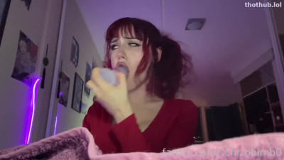 schizobimb0 dildo blowjob ppv