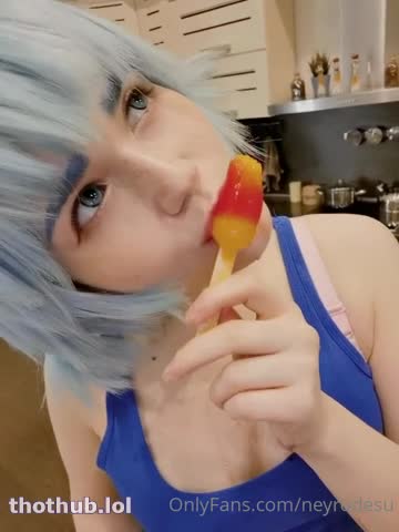 OnlyFans leaked neyrodesu gura cosplay eating popsickle on HDthot