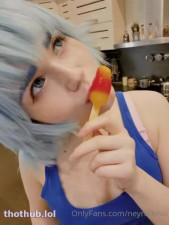 neyrodesu gura cosplay eating popsickle