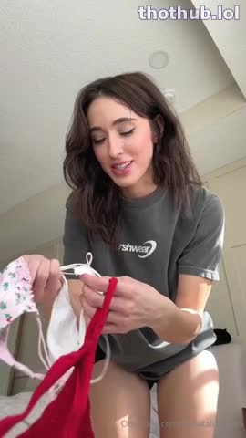 OnlyFans leaked Nathalie Roush February spicy panty haul on HDthot